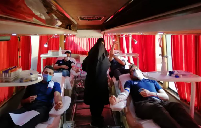 مشارکت کارکنان شرکت سمتکو در هفته انتقال خون